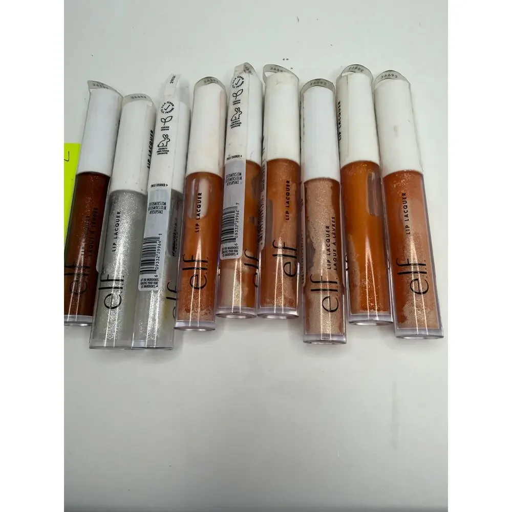 e.l.f. Lip Lacquer Lot of 9 Fantasy Bubbles Love Bite Gloss Discontinued